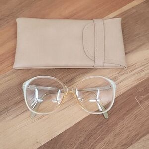 Vintage Italian Oversized Eyeglasses Frames Grandmacore Grannycore
